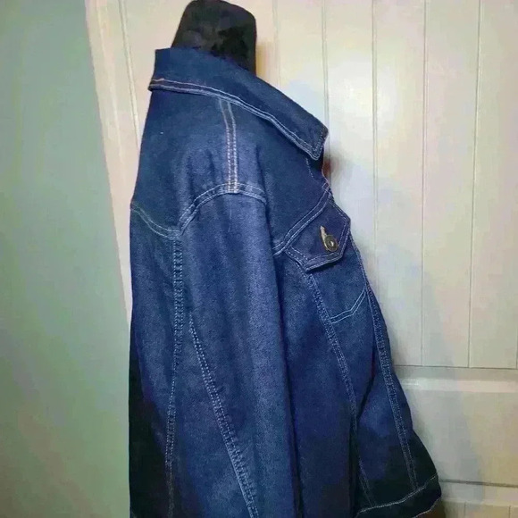 Baccini  Jean jacket button down 2X - Picture 4 of 6